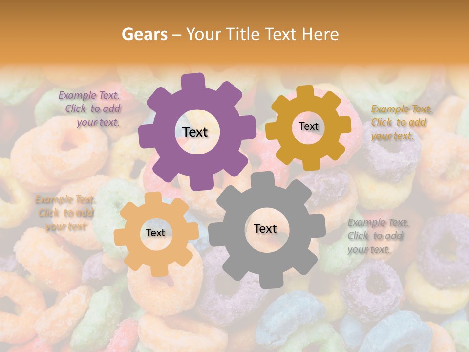 Meal Fruit Loops Carbohydrate PowerPoint Template