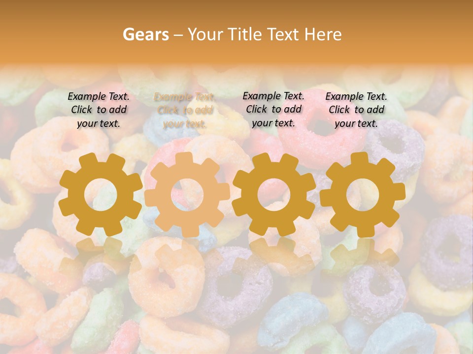 Meal Fruit Loops Carbohydrate PowerPoint Template