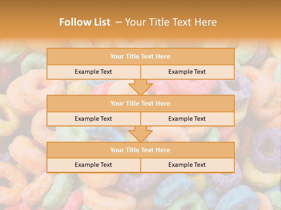 Meal Fruit Loops Carbohydrate PowerPoint Template