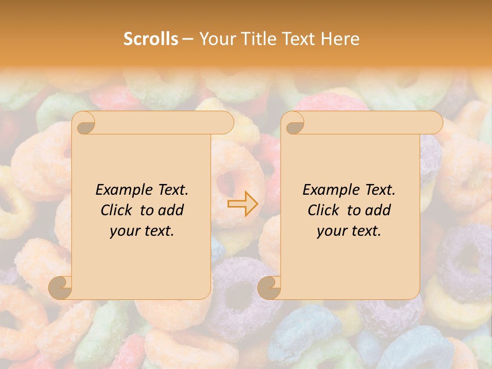 Meal Fruit Loops Carbohydrate PowerPoint Template