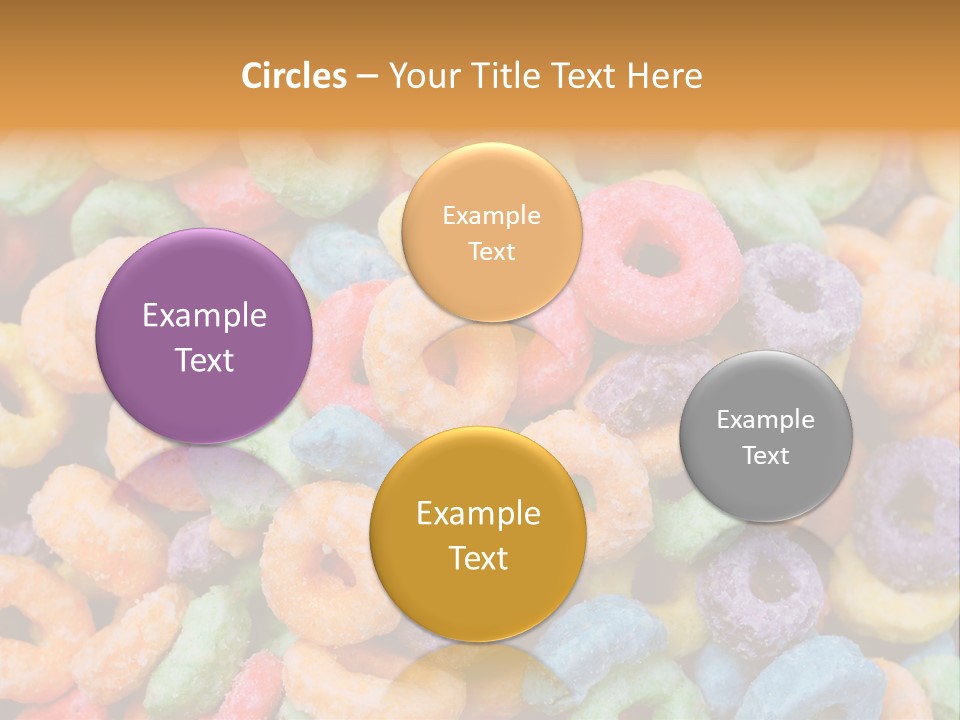 Meal Fruit Loops Carbohydrate PowerPoint Template
