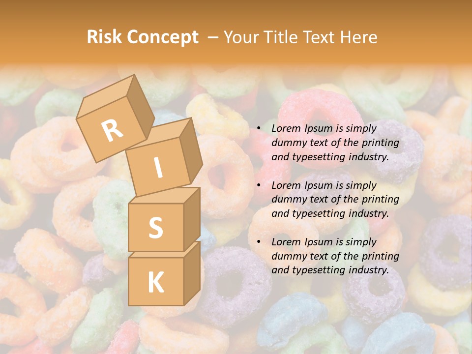 Meal Fruit Loops Carbohydrate PowerPoint Template