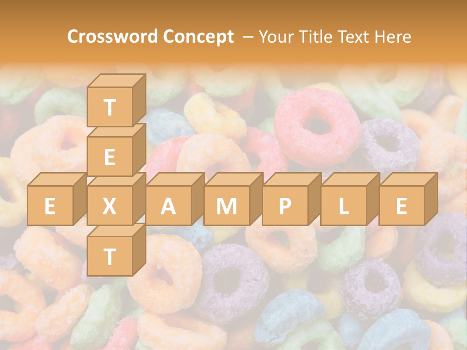 Meal Fruit Loops Carbohydrate PowerPoint Template