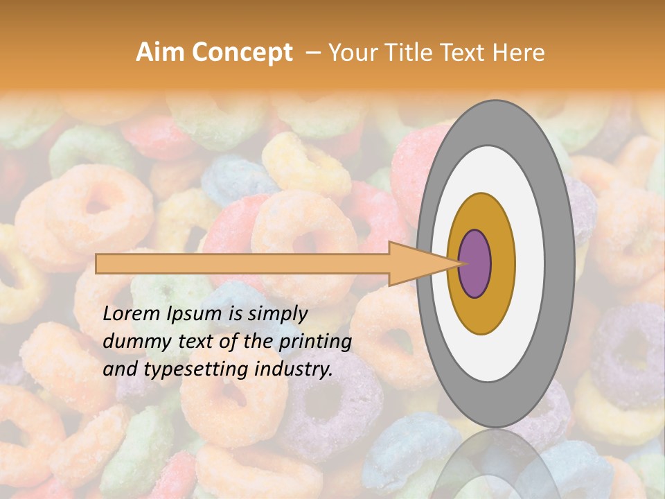 Meal Fruit Loops Carbohydrate PowerPoint Template