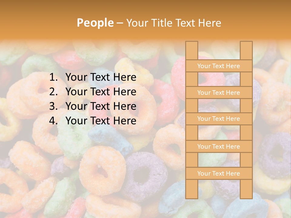 Meal Fruit Loops Carbohydrate PowerPoint Template