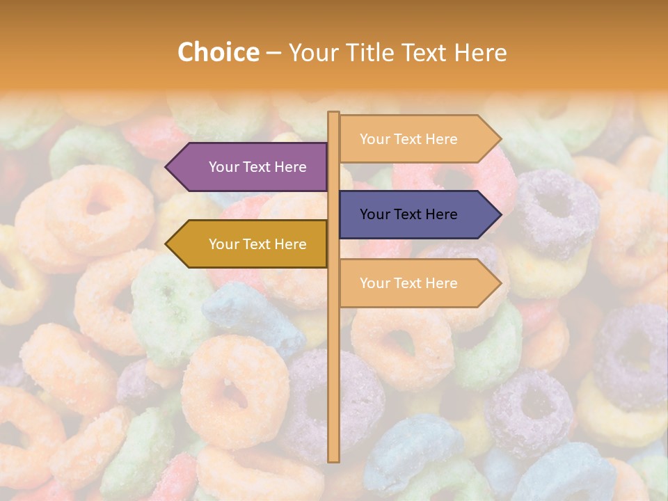 Meal Fruit Loops Carbohydrate PowerPoint Template