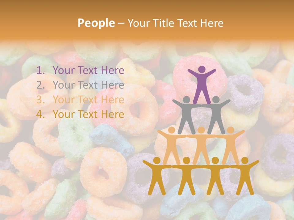 Meal Fruit Loops Carbohydrate PowerPoint Template