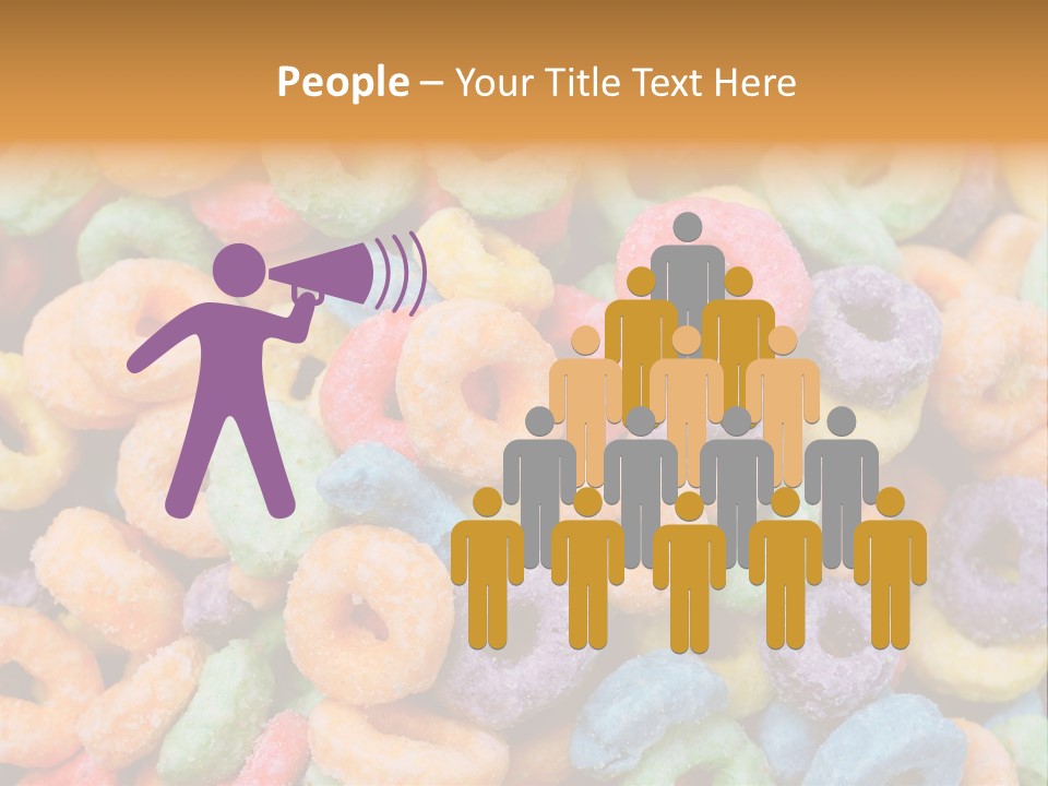 Meal Fruit Loops Carbohydrate PowerPoint Template