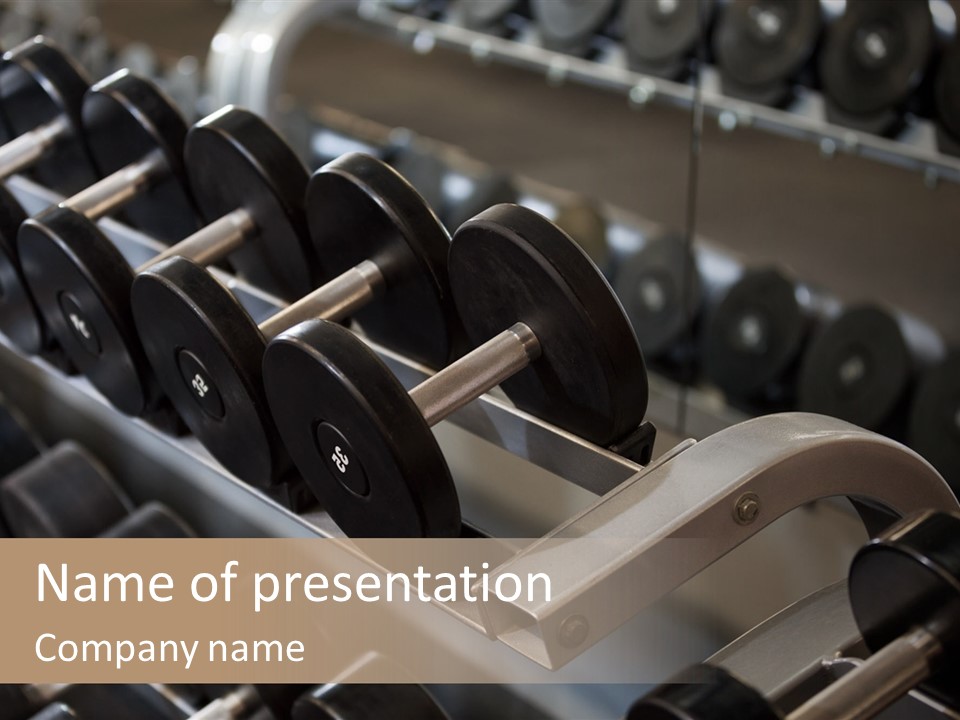 Modern Workout Training PowerPoint Template