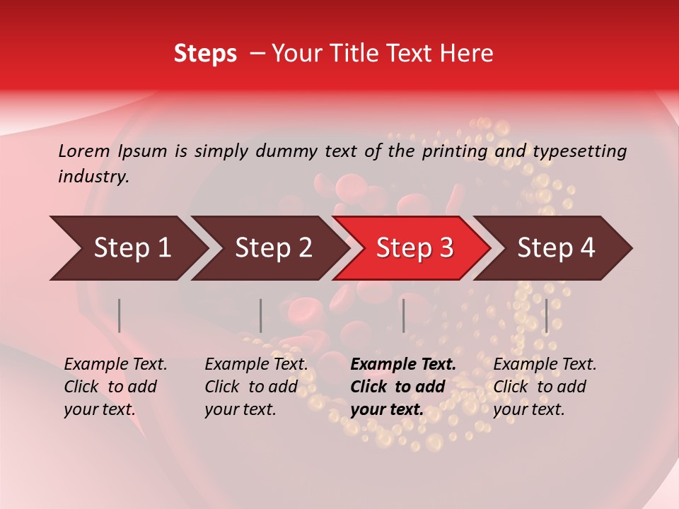 Structure Sliced Erythrocyte PowerPoint Template