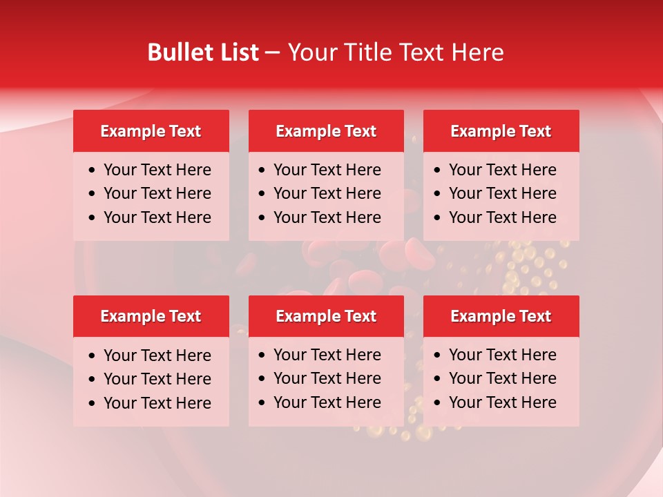 Structure Sliced Erythrocyte PowerPoint Template