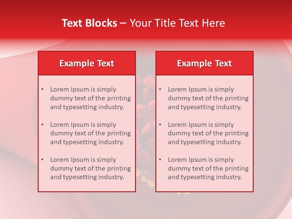 Structure Sliced Erythrocyte PowerPoint Template