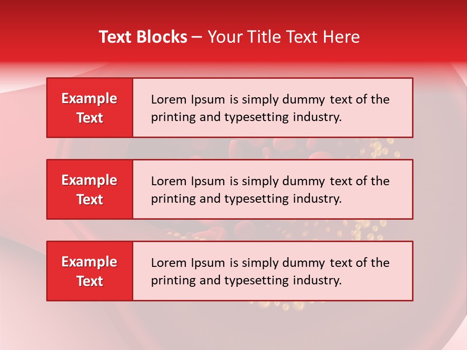 Structure Sliced Erythrocyte PowerPoint Template