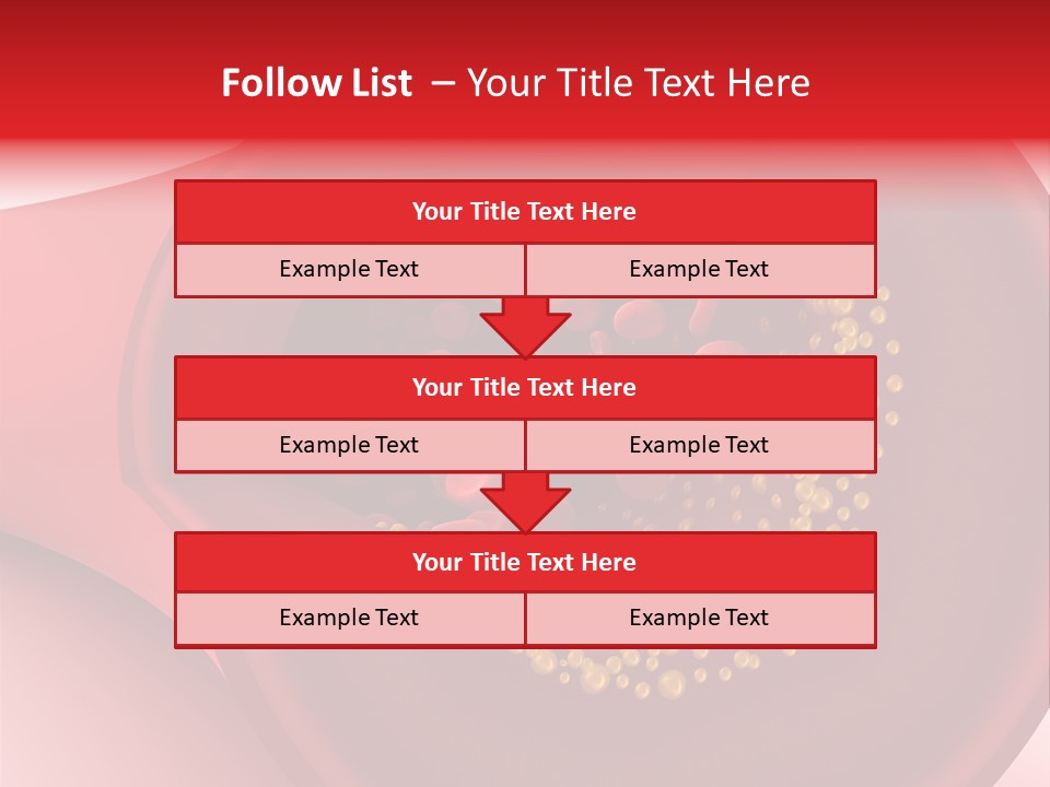 Structure Sliced Erythrocyte PowerPoint Template