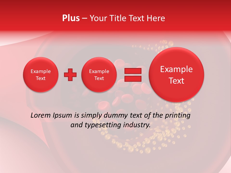 Structure Sliced Erythrocyte PowerPoint Template