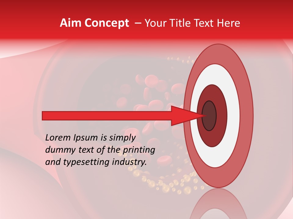 Structure Sliced Erythrocyte PowerPoint Template