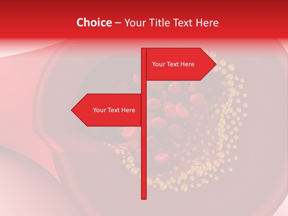 Structure Sliced Erythrocyte PowerPoint Template