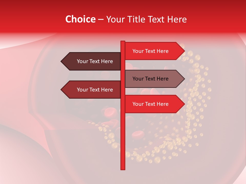 Structure Sliced Erythrocyte PowerPoint Template
