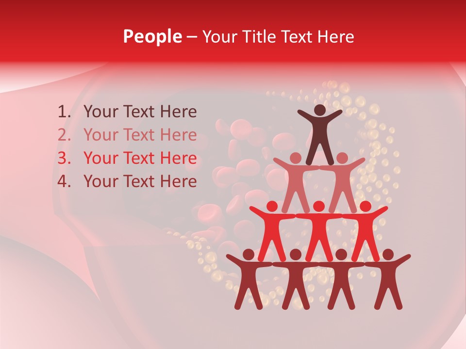 Structure Sliced Erythrocyte PowerPoint Template