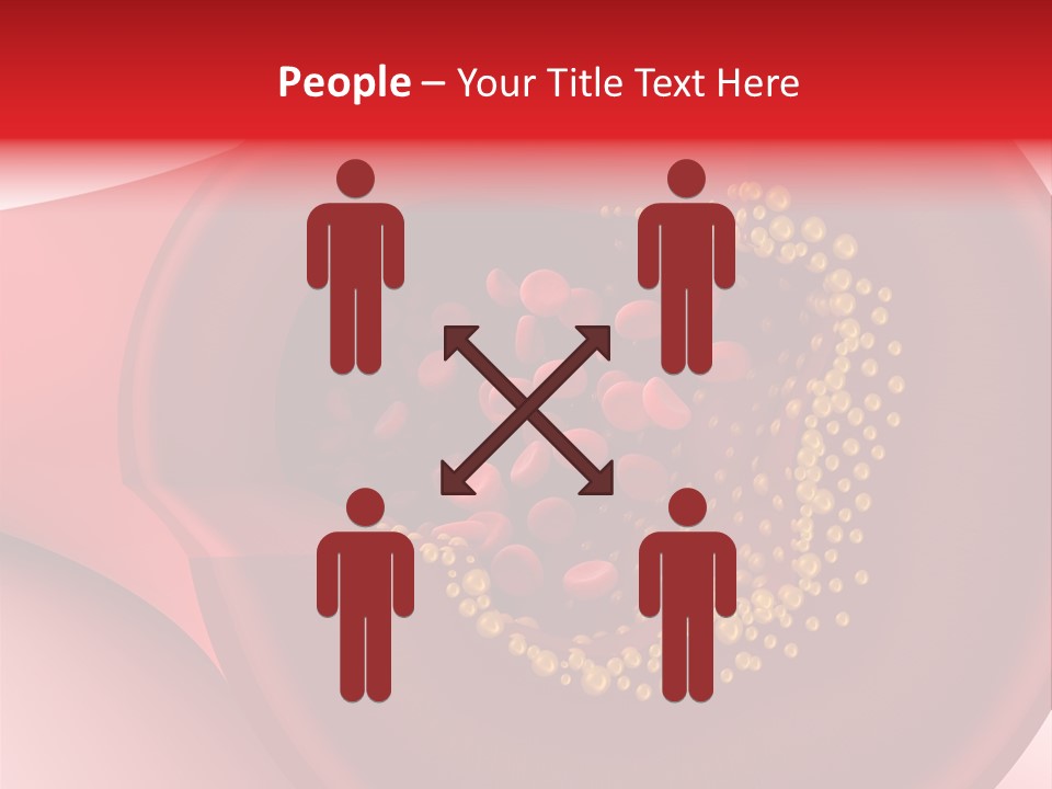 Structure Sliced Erythrocyte PowerPoint Template