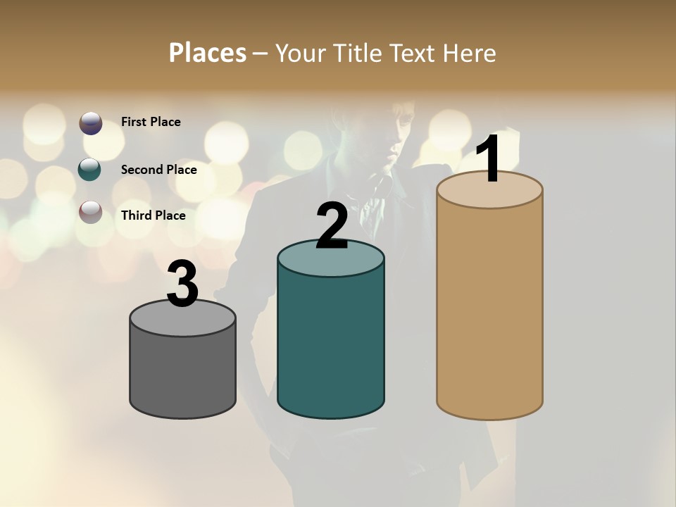 Smile Hair Men PowerPoint Template