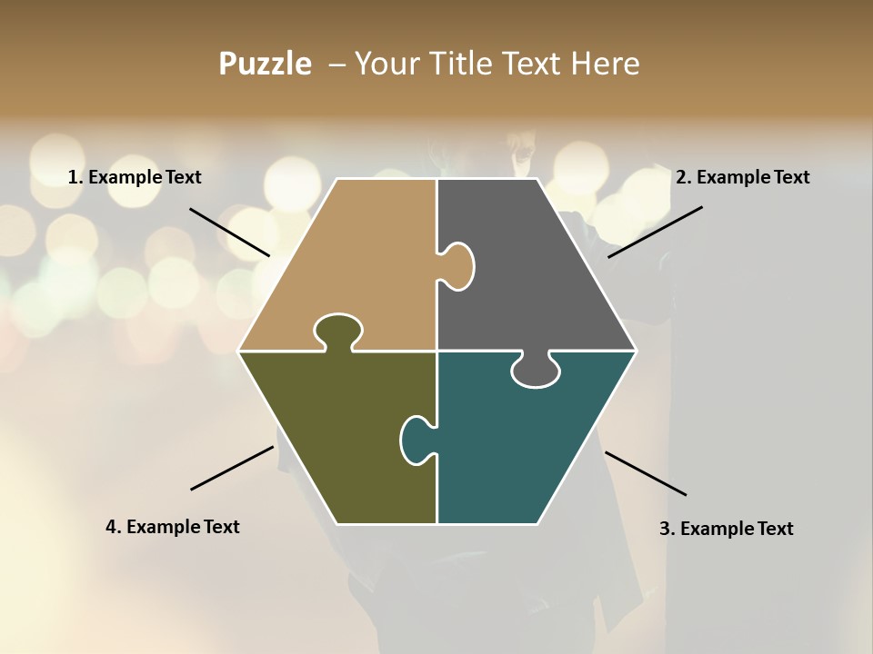 Smile Hair Men PowerPoint Template