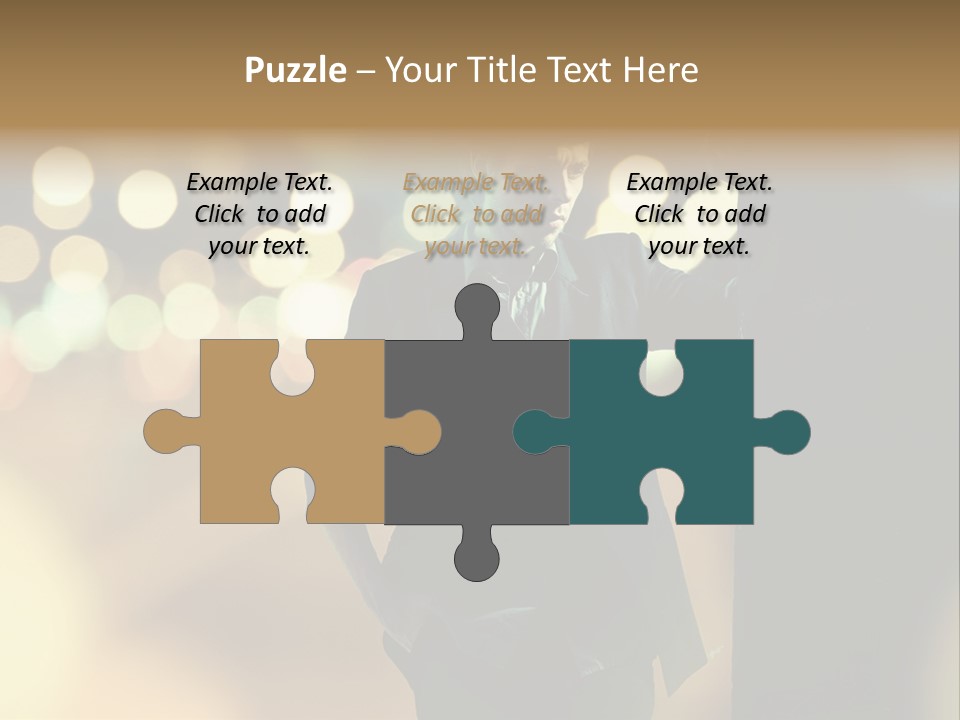 Smile Hair Men PowerPoint Template