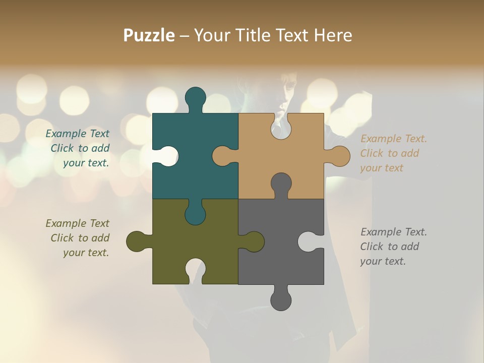 Smile Hair Men PowerPoint Template