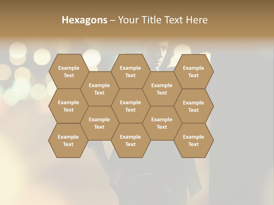 Smile Hair Men PowerPoint Template