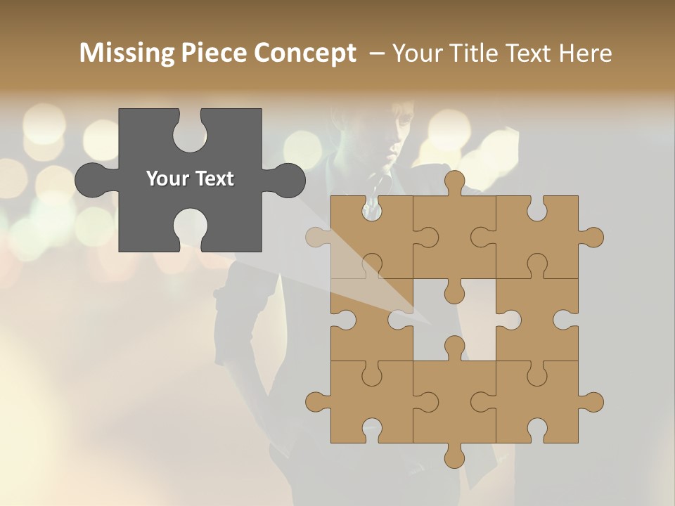 Smile Hair Men PowerPoint Template