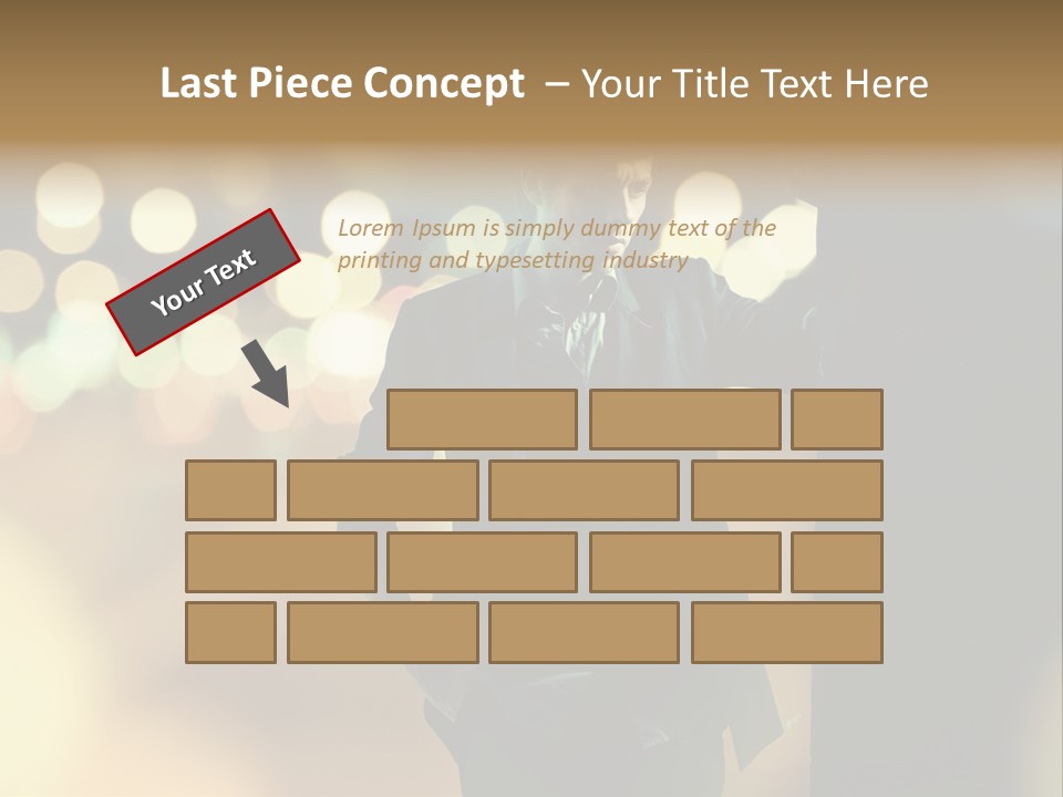 Smile Hair Men PowerPoint Template