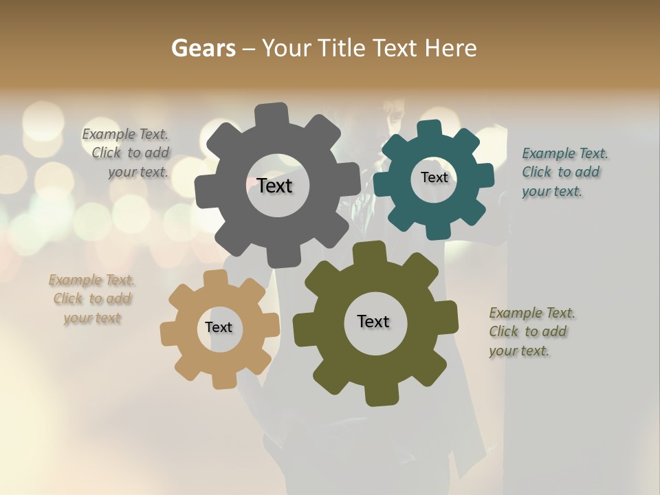 Smile Hair Men PowerPoint Template