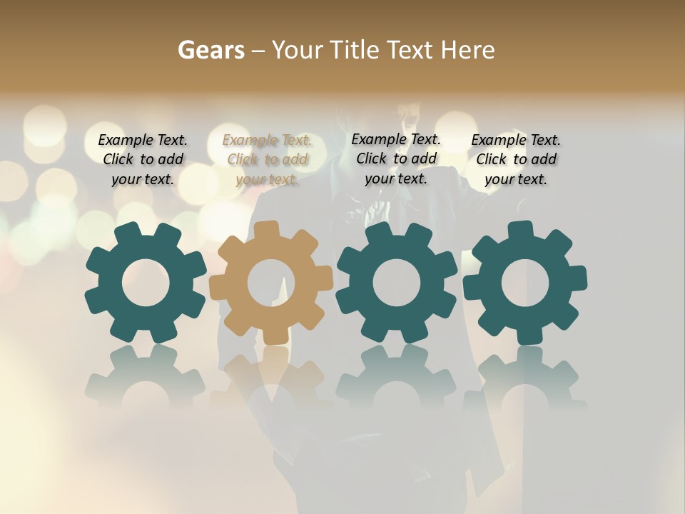 Smile Hair Men PowerPoint Template