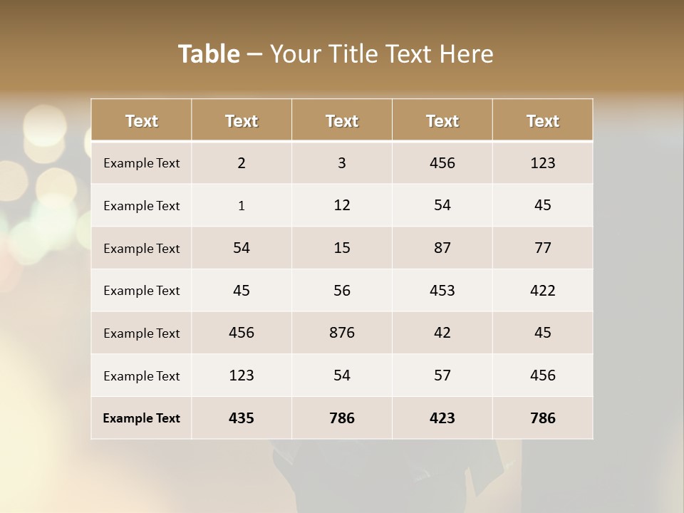 Smile Hair Men PowerPoint Template