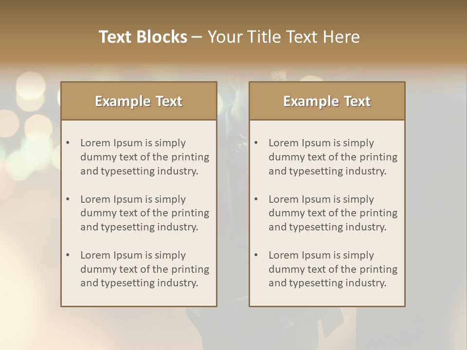 Smile Hair Men PowerPoint Template