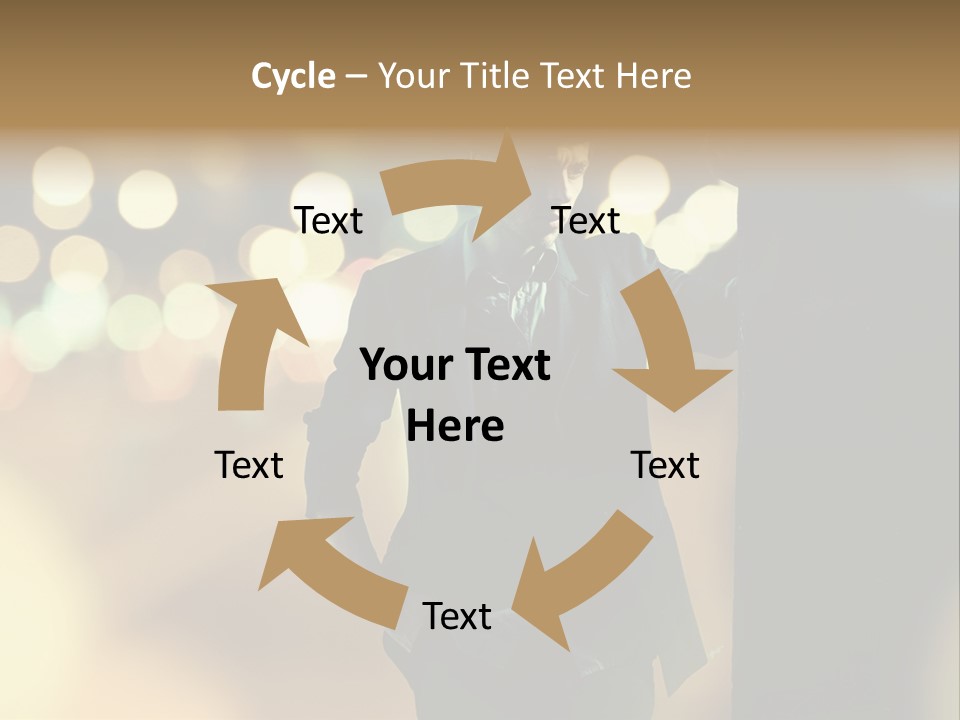 Smile Hair Men PowerPoint Template