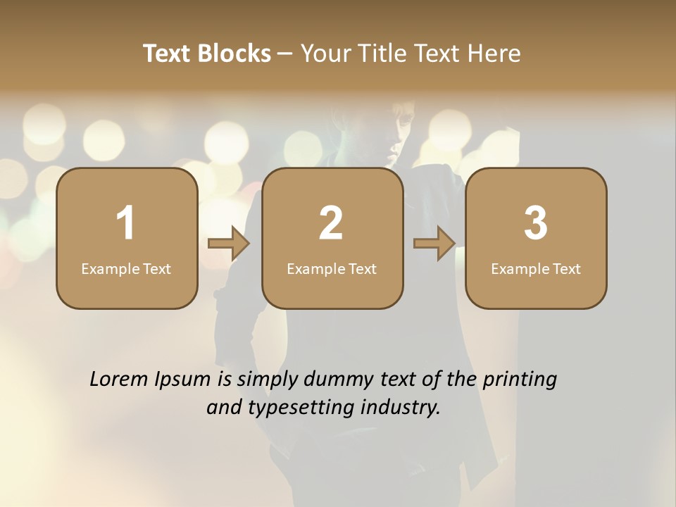 Smile Hair Men PowerPoint Template