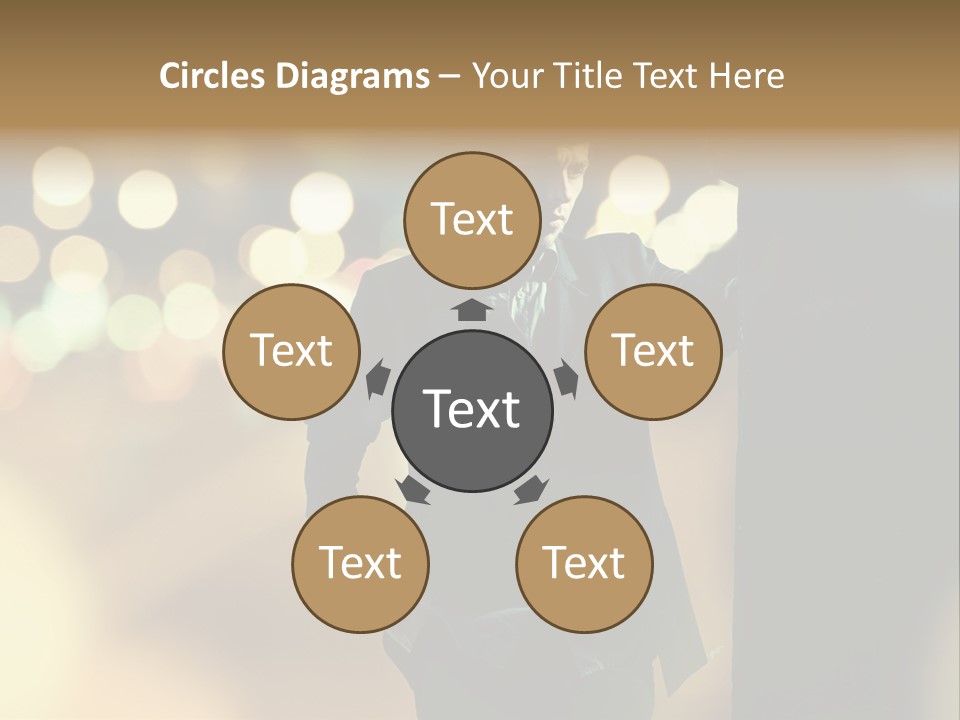 Smile Hair Men PowerPoint Template