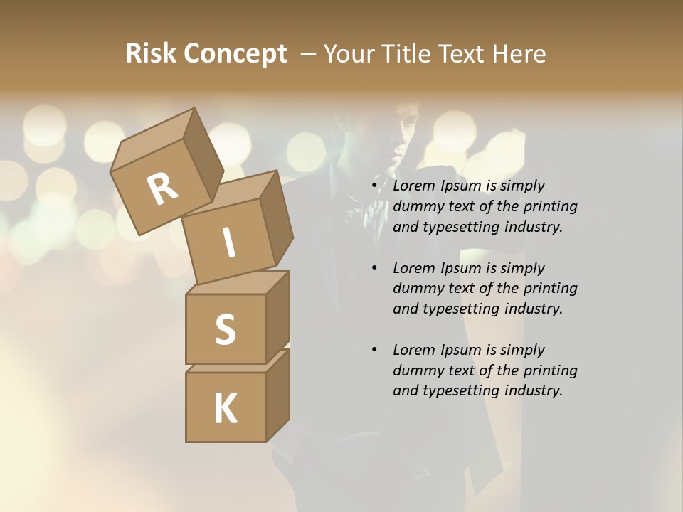 Smile Hair Men PowerPoint Template