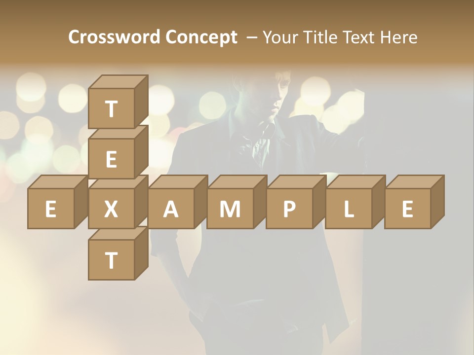 Smile Hair Men PowerPoint Template