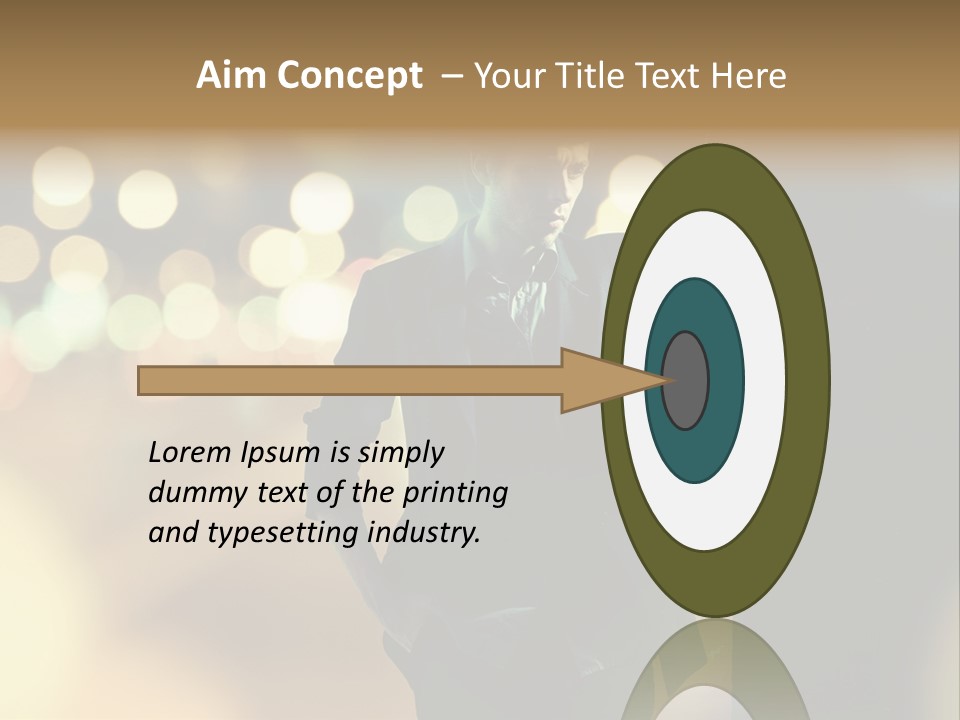 Smile Hair Men PowerPoint Template