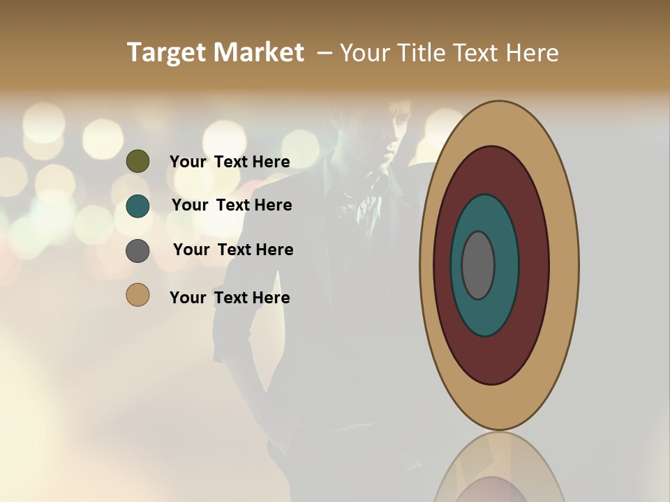 Smile Hair Men PowerPoint Template