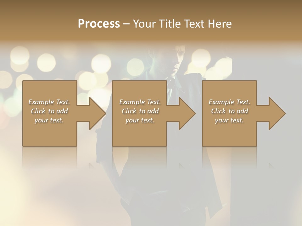 Smile Hair Men PowerPoint Template