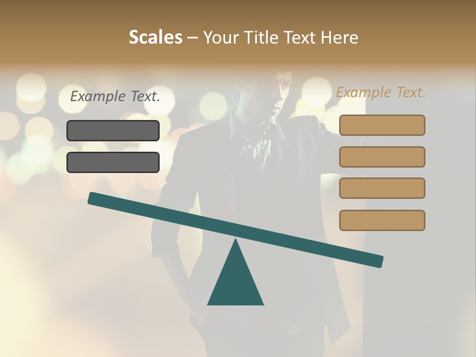 Smile Hair Men PowerPoint Template
