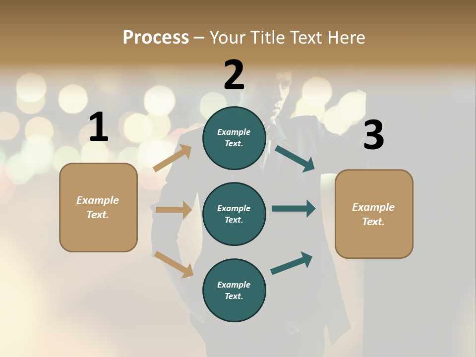 Smile Hair Men PowerPoint Template