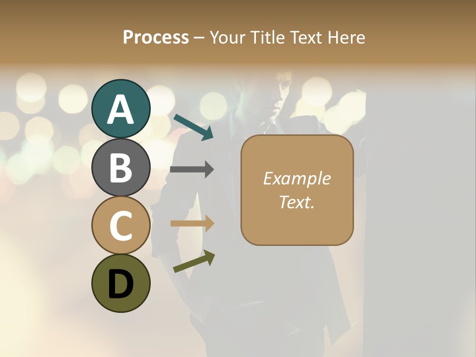 Smile Hair Men PowerPoint Template