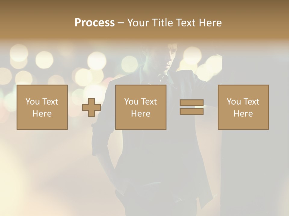 Smile Hair Men PowerPoint Template