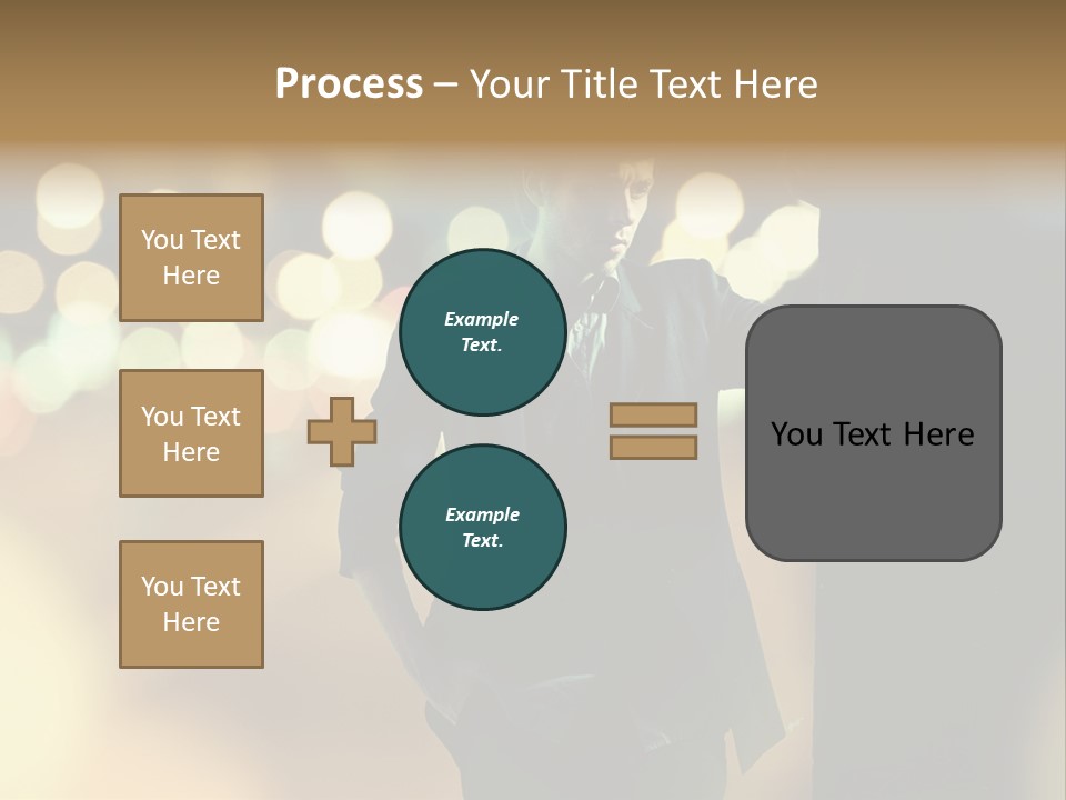 Smile Hair Men PowerPoint Template