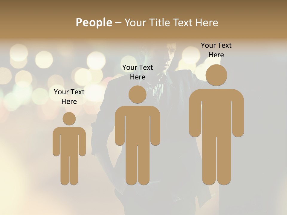 Smile Hair Men PowerPoint Template