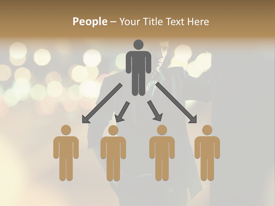 Smile Hair Men PowerPoint Template